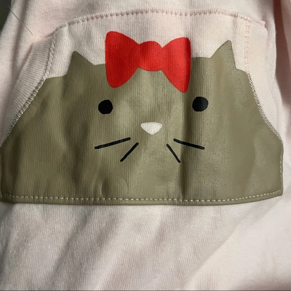 Old Navy Kitten Hooded Onesie Baby 3-6 Month NEW